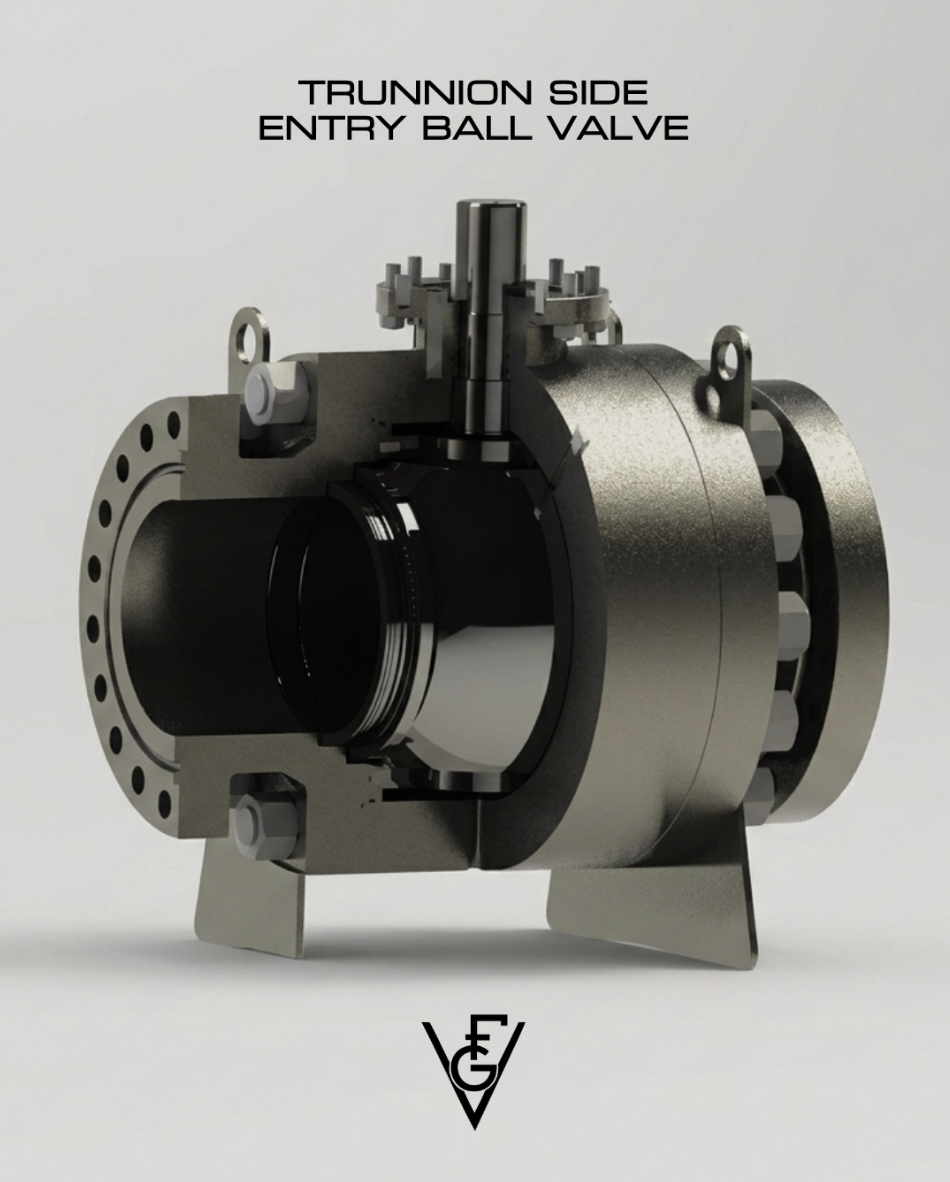 Trunnion Side Entry Ball Valve