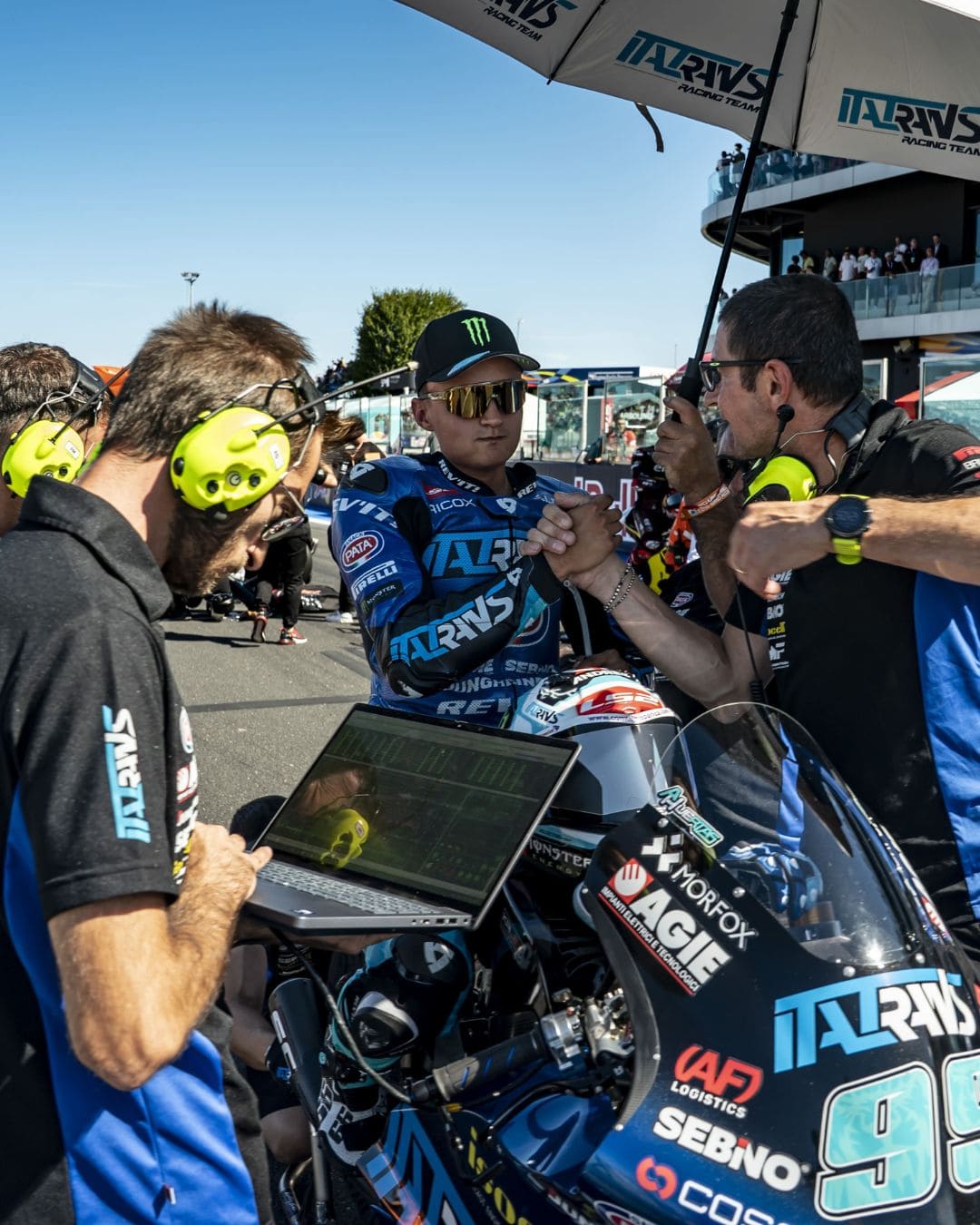 The Italtrans Racing Team wraps up the San Marino and Rimini Riviera Grand Prix with both riders finishing in the points.